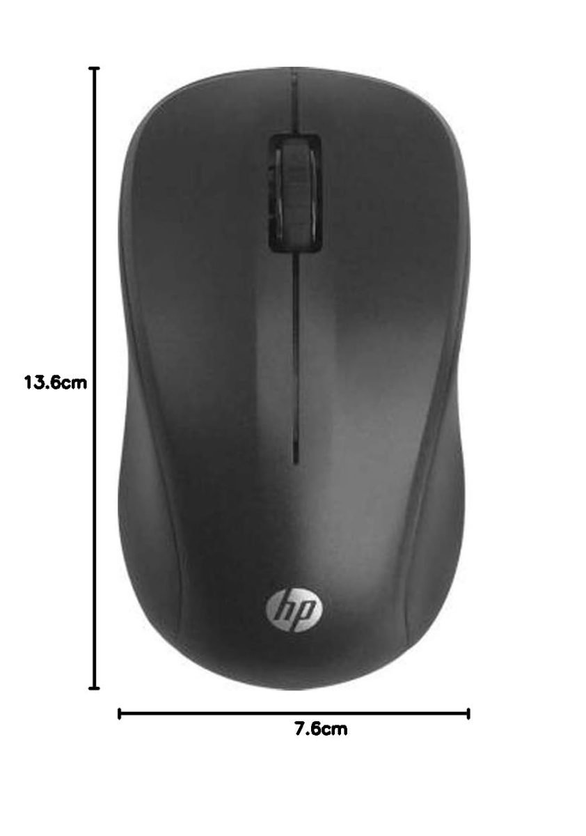 HP S500 7YA11PA USB, Wireless Optical Mouse, Black