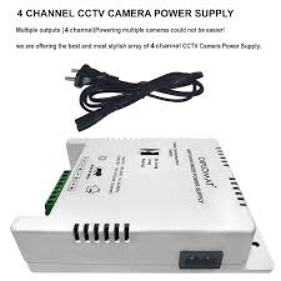 CCTV CAMERA POWER SUPPLY FOR COLOURED NIGHT VISION CAMERA CHANNEL 4